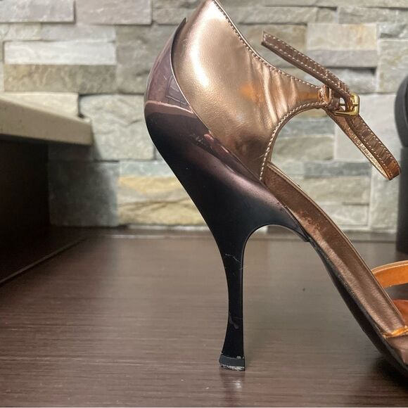 Miu Miu Rose metallic Heels - Size 38. PRICE DROP ‼️‼️‼️‼️‼️ - Picture 7 of 10